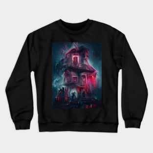 Haunted house... Crewneck Sweatshirt